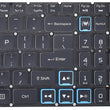 Keyboard for Acer Predator Helios 300 PH315-52 PH315-53 PH317-53, Nitro 5 AN515-43 AN515-54 AN515-55 AN517-51 AN517-52, Nitro 7 AN715-51 Series Black with RGB Backlit US