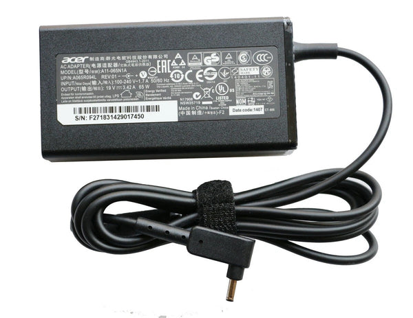 New Genuine adapter Charger For Acer ASPIRE 3 A315-44P-R47A Laptop PSU 65W 3.0mm x 1.0mm
