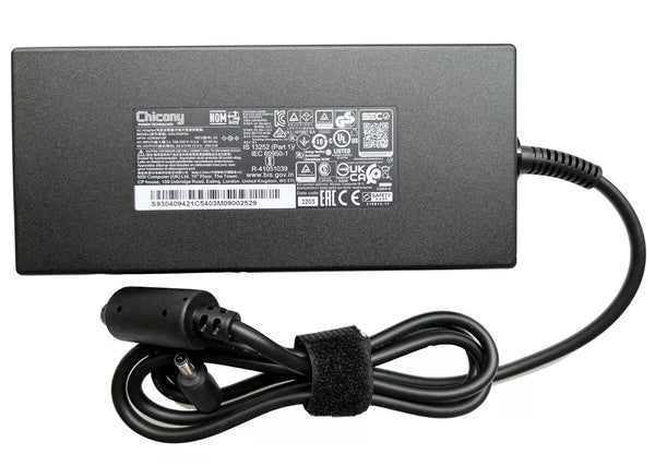 Chicony 20V 12A 240W AC Adapter Charger For MSI Pulse GL66 12UGOK-825 Power Cord