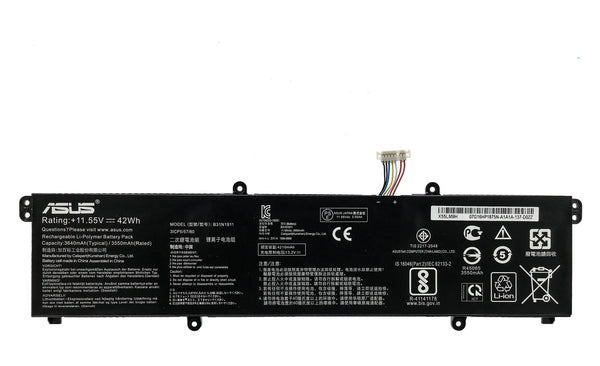 Genuine B31N1911 C31N1911 Battery Replacement for ASUS VivoBook Flip 14 TM420IA TP470EA TP470EZ M413DA M413IA F413JA X421DA X421FA X421FL X421JA R413DA R432UA R438IA S413DA