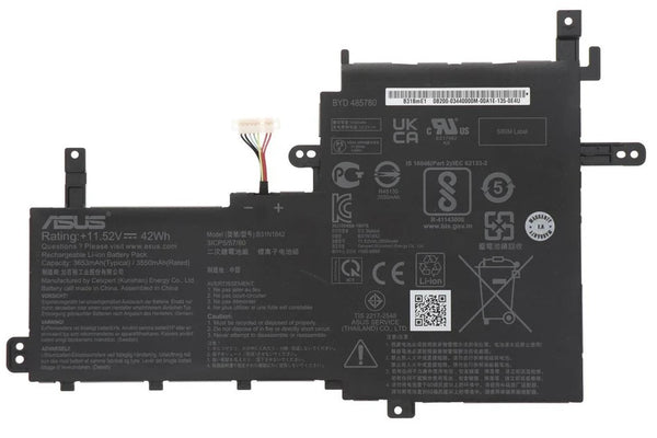 New B31N1842 Genuine Battery for ASUS VivoBook S15 X513EA X513EP X513EQ X531F X531FA K531F S531F S531FA S531FL V531F V531FA V531FL S5500F S5500FL V5050E V5050EA Series 11.52V 42Wh
