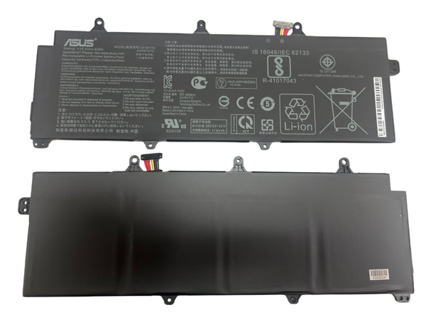 NEW C41N1712(15.4V 50Wh/3160mAh 4-Cell) Genuine Battery Compatible with ROG Zephyrus GX501 GX501V GX501VI GX501GI GX501G GX501GM GX501GS Series C41PKC5 0B200-02380100 4ICP4/72/75