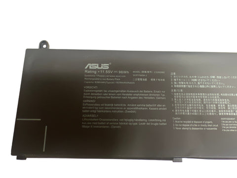 C32N2002 C32N2002-2 Laptop Battery 96Wh  Compatible with Asus ZenBook Pro 15 Flip OLED UP6502ZA UP6502ZA-M8006W / UP6502ZD UP6502ZD-M8007W Series 0B200-04230000 3ICP7/54/64-2