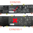 New C31N2105 Laptop Battery for ASUS VivoBook 14X OLED X1403ZA / VivoBook S 16X M5602QA S5602ZA K6602HE M6500QF F1603ZA S1503QA S3502ZA S5402ZA S5602ZA 0B200-04140000 70Wh 5895mAh
