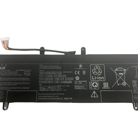 C41N1901 Laptop Battery for Asus ZenBook Duo UX481 UX481F UX481FA UX481FAY UX481FL UX481FLY UX4000F UX4000FL UX481FA-BM021R UX481FA-DB71T UX481FL-BM040T UX481FL-BP1505T 15.4V 70Wh