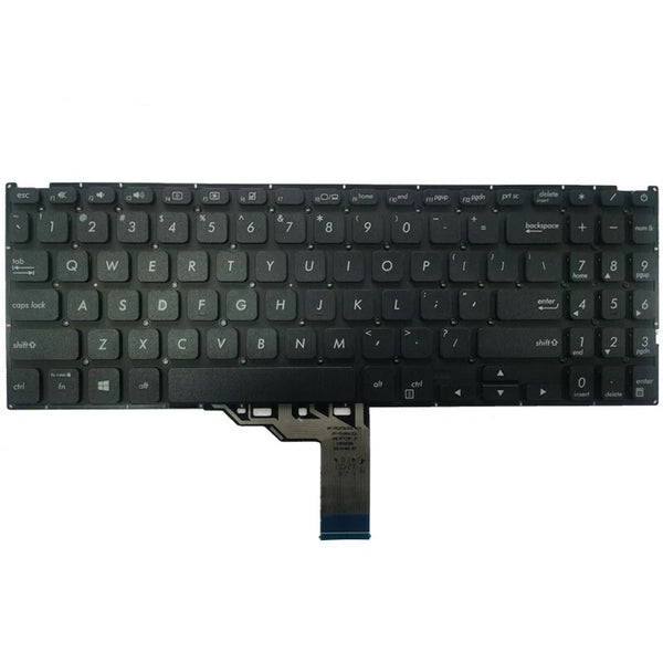 Laptop Replacement US Laptop Keyboard for ASUS Vivobook X509 X515 M509 X509F X509U X509UM V5000 X509FA-EJ014 NON Backlit BLACK