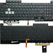 Replacement Backlit Keyboard for Asus ROG Strix G17 G713 G713Q G713QY G713QE G713QE-RB74 G713QM G713QM-ES94 G713QM-RS76 G713QR G713QR-ES96 Series Laptop US Black Without Frame