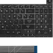 Backlight Keyboard Replacement FOR Asus TUF Gaming A15 FX506 FA506 FA556 TUF506.TUF A17 FA706.TUF Gaming F17 FX706LI FX706 FX706L FA706U FX706U FA706 661VUS00 Series RGB Backlit