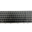 New US Layout Keyboard Backlit Replacement for HP Elitebook 750 G5, 750 G6, 755 G5, 755 G6, 850 G5, 850 G6, 855 G5, 855 G6 Zbook 15u G5 (Not for Zbook 15 G5) Grey Frame L32575-001