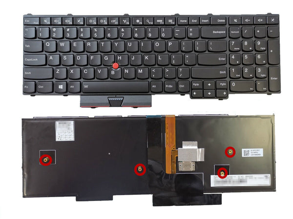 US Keyboard Replacement for Lenovo ThinkPad P50(20EN/20EQ) P70(20ER/20ES) P51 P71 With Backlit P/N: 00PA288 SN20K85114 00PA247 0BH00HH SN20H35156 00PA329 00PA247 (NOT P50S P51S)