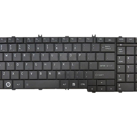 Laptop Keyboard Compatible with Toshiba Satellite C650 C655 C655D C660 C665 C675 L550 L650 L655 L670 L675 L675D L750 L750D L755 L770 B350 Black US