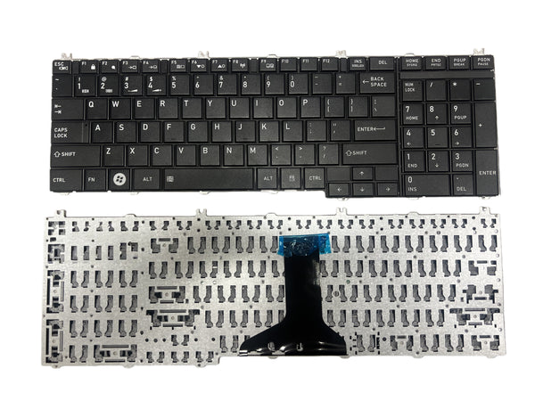Laptop Keyboard Compatible with Toshiba Satellite C650 C655 C655D C660 C665 C675 L550 L650 L655 L670 L675 L675D L750 L750D L755 L770 B350 Black US