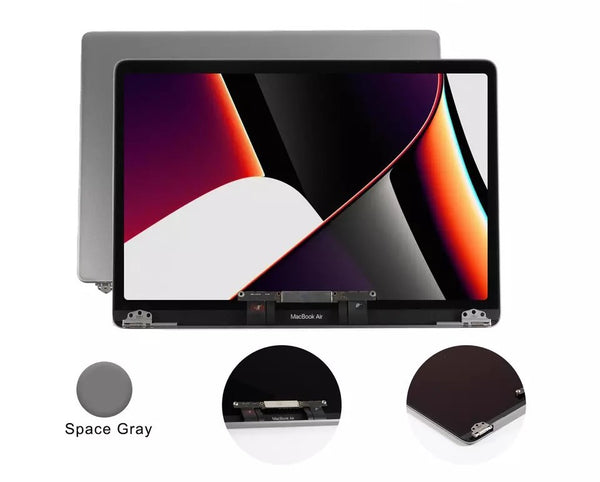 New Screen Replacement for MacBook Air Retina A1932 2019 Year / A2179 2020 Year EMC 3302 EMC 3184 MVFH2 MVFJ2 MWTJ2 MWH22 LCD Display Screen Full Assembly (Space Gray)