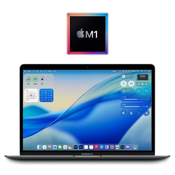 A2337 Apple MacBook Air 2020 13.3" - M1 CPU 16GB/512GB | Gray macOS Tahoe 26.0.1 (Renewed) Grade A