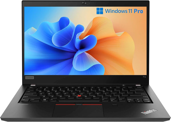 Lenovo Thinkpad T14 (Gen 1) 14" Laptop, 10th Gen Quad-Core i5-10th 16GB DDR4, 256GB NVMe SSD,, Thunderbolt 3, HDMI, We-1bcam, Windows 11 Pro