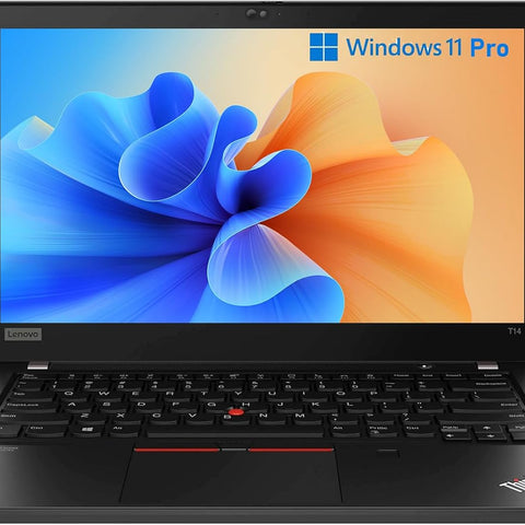 Thinkpad T14 Business Laptop, 14in FHD(1920x1080) Display Notebook with Backlit Keyboard, Intel Core i5-10th, 16GB RAM, 256GB SSD, Wi-Fi, Windows 11 Pro (Renewed)