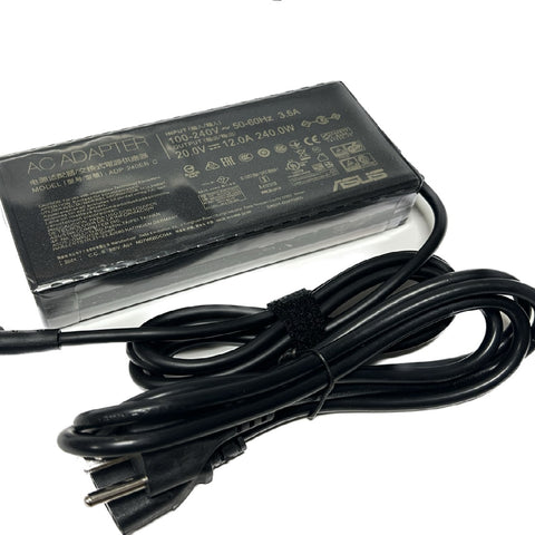 GENUINE 240W ADP-240EB B AC Charger for Asus Zephyrus S G14 G15 G16 S15 S17 M16 Duo 15 16 GX550 GX650RM ROG Strix G15 G16 G17 Scar 15 17 TUF F15 A15 F17 A17 ProArt Studiobook Pro