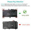 Genuine Battery for FX504G, FX504GD, TUF565GE-BQ137T, TUF565GM, TUF565GM-AL310T, TUF565GM-ES089T PN: 0B200-02910000, 0B200-03400000, B31BN91, B31N1726 B31N1726-1 47.88Wh Long cable