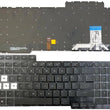 Replacement Backlit Keyboard for Asus ROG Strix G17 G713 G713Q G713QY G713QE G713QE-RB74 G713QM G713QM-ES94 G713QM-RS76 G713QR G713QR-ES96 Series Laptop US Black Without Frame