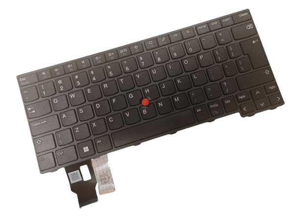 Laptop Keyboard for Lenovo Thinkpad L14 Gen 4 L14 Gen 3 T14 Gen 3 T14 Gen 4 P14s Gen 3 P14s Gen 4 English US Without Backlit Black New
