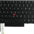 Replacement Laptop Keyboard for Lenovo Thinkpad E480 T480S L480 L380 E485 E490 E495 R480 L390 T490 T495 P43S, US Layout with Frame Pointer, Non-Backlight,NON-BACKLIT