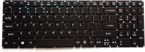 NEW US Black Backlit Laptop Keyboard Without Frame Compatible Acer Aspire 5 A515-51 A515-51G Series A515-51-50RR A515-51-563W A515-51-75UY A515-51-3509 A515-51-563W Backlight