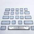 Replacement US Keyboard keycap Keycaps Keys for MacBook Pro M1 Pro Max Retina 14 inch A2442 MKGR3 MKGT3 EMC 3650, 16 inch A2485 MK1E3 MK1H3 EMC 3651 2021 Year