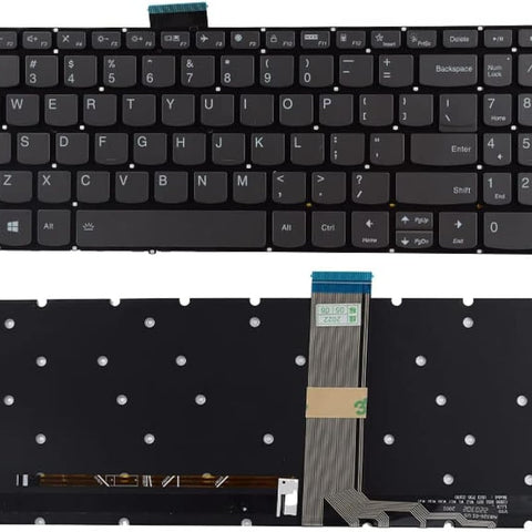 Replacement Keyboard Compatible with Lenovo Air 15 2020.IdeaPad 3-15ITL6 3-15ALC6 5-15ARE05 5-15ALC05 5-15ITL05 5-15IIL05 S350-15IML S350-15IIL with Backlit Grey Keyboard