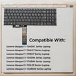 NON-Backlit US Keyboard For Lenovo Flex 5-15ARE05 5-15ALC05 5-15IIL05 5-15ITL05 IdeaPad 1 15ALC7 15AMN7 15IAU7 15IGL7 15IRU7 1-15ADA7 15IJL7 Yoga Slim 7-15IMH05 7-15ITL05