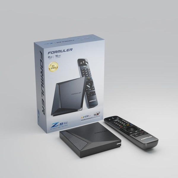 NEW Formuler Z12 Pro - 4K Streaming Media Player, Android 12, HDR10+, Gigabit LAN, Dual-Band WiFi, 2GB RAM, 16GB ROM, Bluetooth Voice Remote